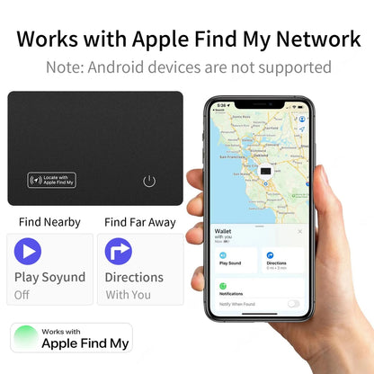 Track your wallet anywhere using Apple Find My.