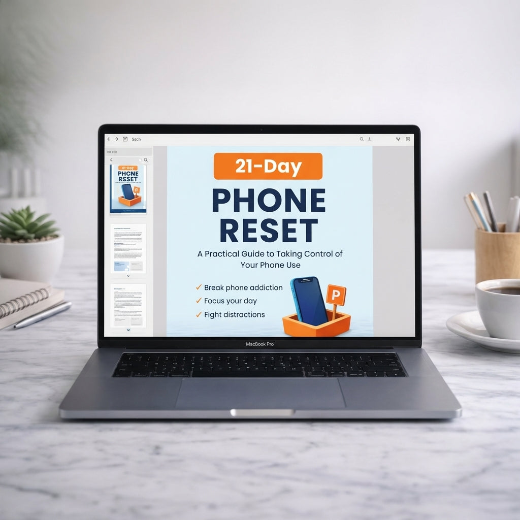 THE 21-DAY PHONE ADDICTION RESET WOORKBOOK